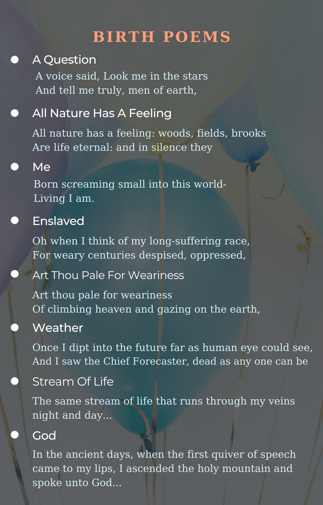 Birth Poets